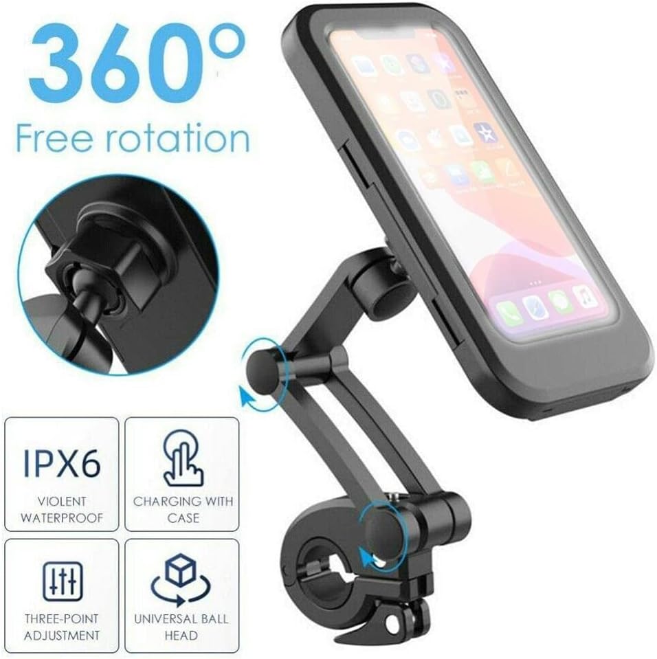 Soporte De Celulares Impermeable Para Motocicleta: Protección y Conectividad en Movimiento