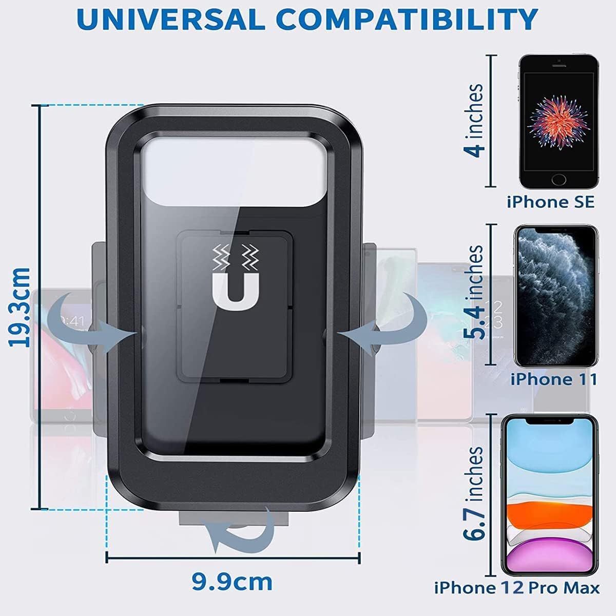 Soporte De Celulares Impermeable Para Motocicleta: Protección y Conectividad en Movimiento