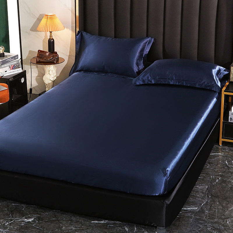 Sábanas de Satén Puro para Cama de Matrimonio: Elegancia y Confort 4PZS