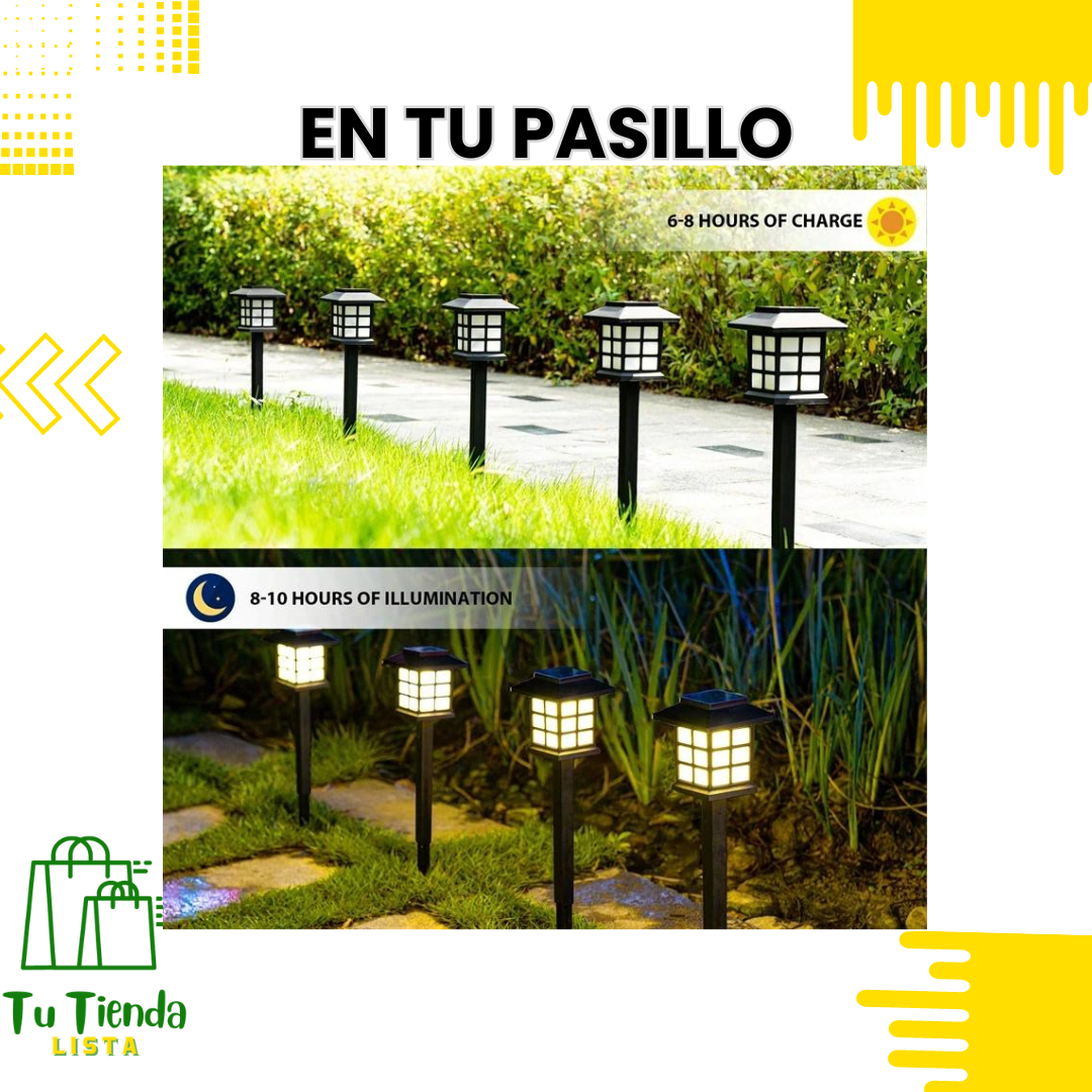 💡Luces Solares LED "Luz de Luna" para Exteriores