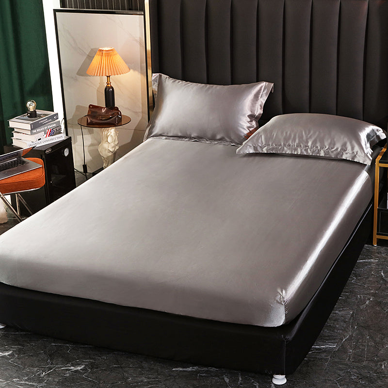 Sábanas de Satén Puro para Cama de Matrimonio: Elegancia y Confort 4PZS