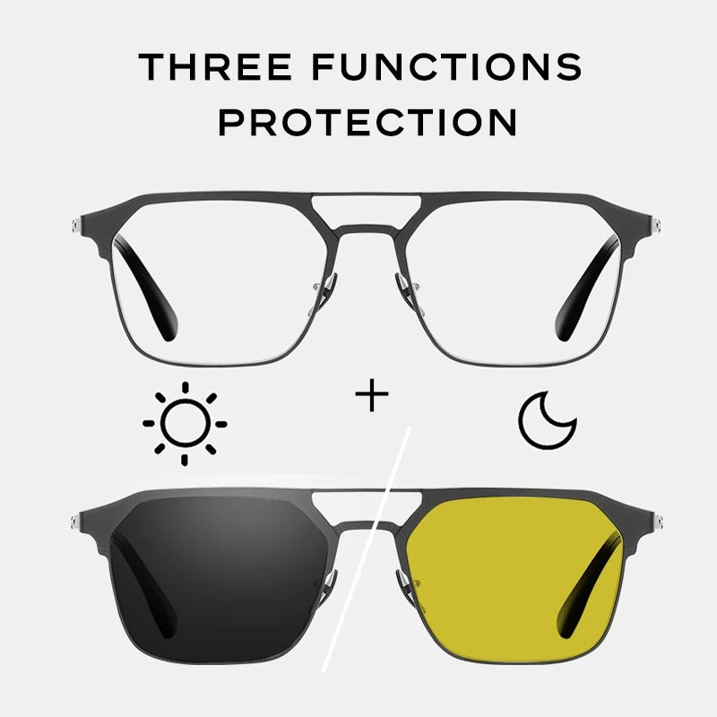 Gafas de Sol de Doble Haz para Hombre y Mujer